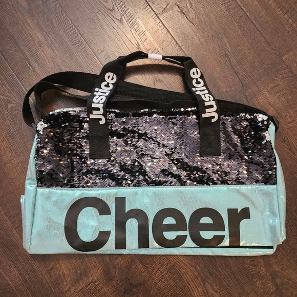 Justice Accessories New Justice Cheer Sequinmetallic Duffle Bag
